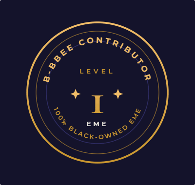 B-BBEE Level 1 EME badge